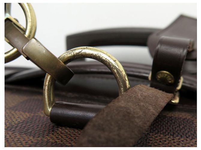 MALETA LOUIS VUITTON PEGASE 55 TROLLEY N26294 TOILE DAMIER EBENE Castaño - vista 17