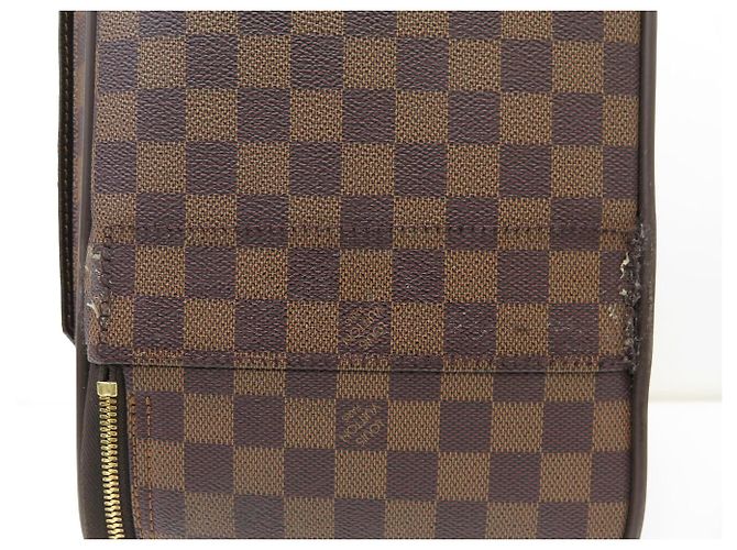 MALETA LOUIS VUITTON PEGASE 55 TROLLEY N26294 TOILE DAMIER EBENE Castaño - vista 19
