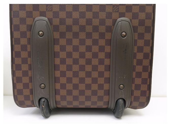 MALETA LOUIS VUITTON PEGASE 55 TROLLEY N26294 TOILE DAMIER EBENE Castaño - vista 25