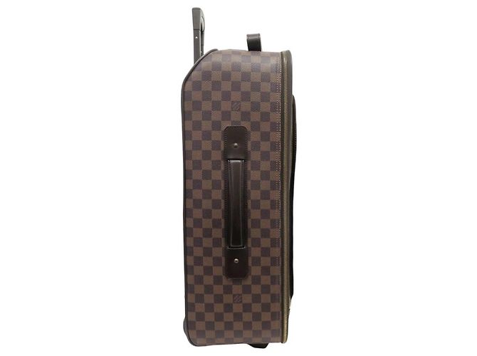 MALETA LOUIS VUITTON PEGASE 55 TROLLEY N26294 TOILE DAMIER EBENE Castaño - vista 3