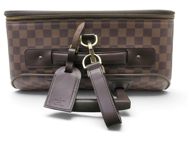 MALETA LOUIS VUITTON PEGASE 55 TROLLEY N26294 TOILE DAMIER EBENE Castaño - vista 8