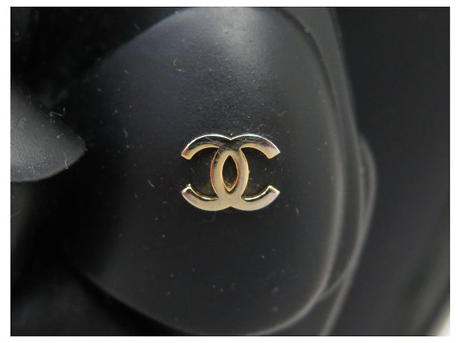 CHANEL SCHUHE CAMELIA REGENSTIVEL 37 SCHWARZER GUMMI BOOTS SHOES - Ansicht 5