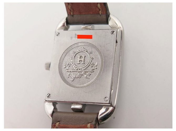 Hermès HERMES HERMES CAPE COD PM CC1.210 DOUBLE TOUR 33MM UHR AUS STAHL QUARTZ Silber - Ansicht 10