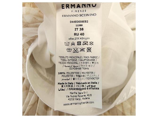 Autre Marque Falda ERMANNO Beige - vista 3