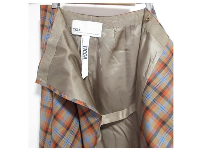 Autre Marque Falda midi TICCA Beige - vista 5