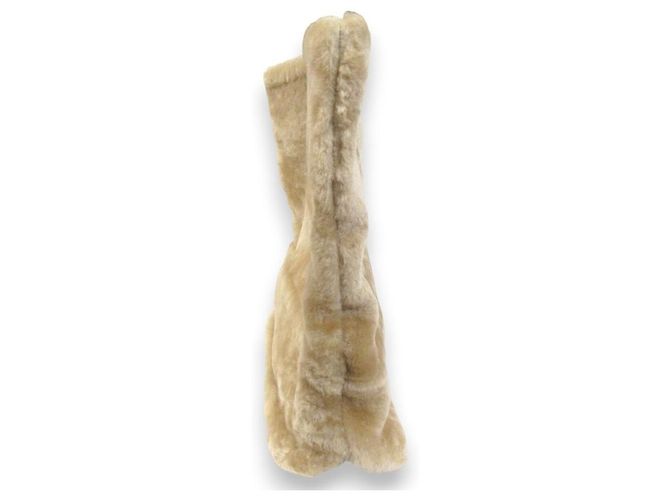 Autre Marque Bolso de piel de oveja MARCO MASI Beige - vista 3