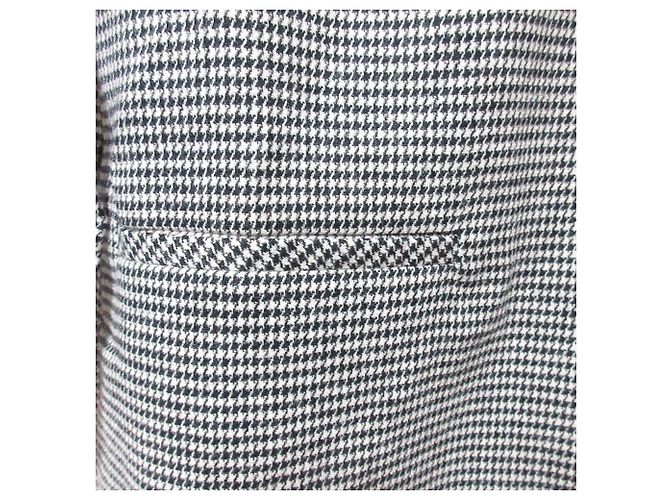Autre Marque UNTITLED Kleid mit Hahnentränenmuster Schwarz - Ansicht 6