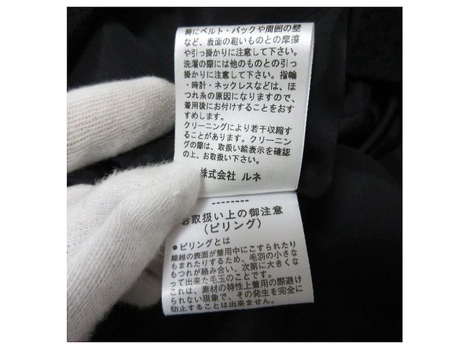 Autre Marque Vestido de tweed de lana Rene Negro - vista 11