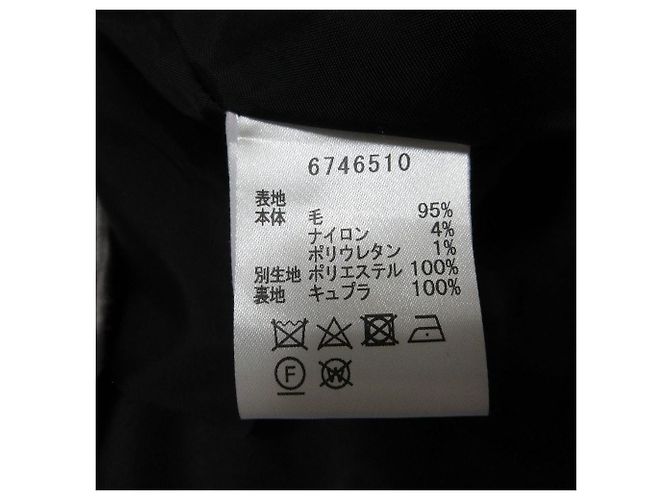 Autre Marque Vestido de tweed de lana Rene Negro - vista 9