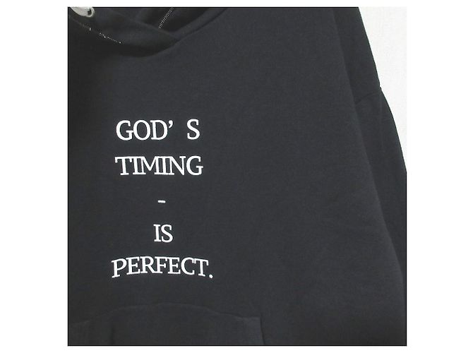 Autre Marque blancvert Pullover Hoodie Preto - vista 4
