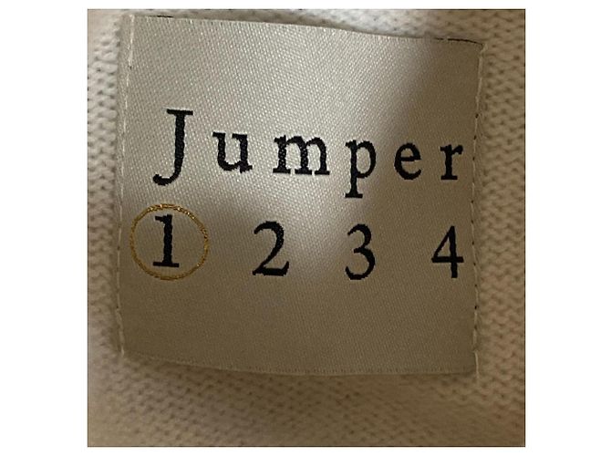 Autre Marque Jumper1234 Strickpullover mit Rollkragen aus Kaschmirgemisch Roh - Ansicht 5