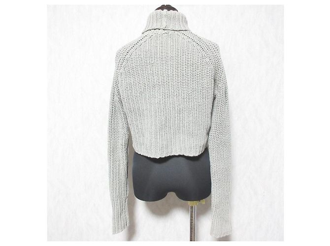 Autre Marque T by Alexander Wang Rollkragenpullover aus Strick Beige - Ansicht 2