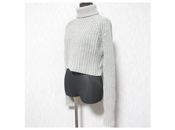 Autre Marque T by Alexander Wang Rollkragenpullover aus Strick Beige - Ansicht 3