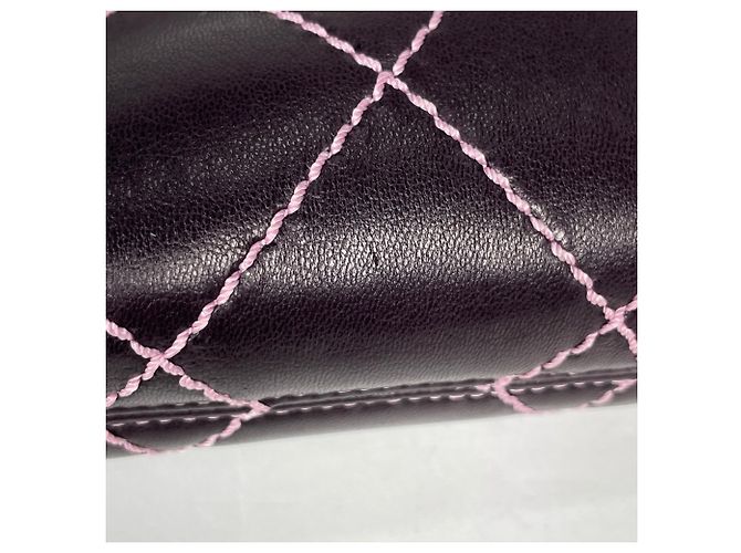 Chanel Accessoire-Tasche aus lila Leder - Ansicht 4