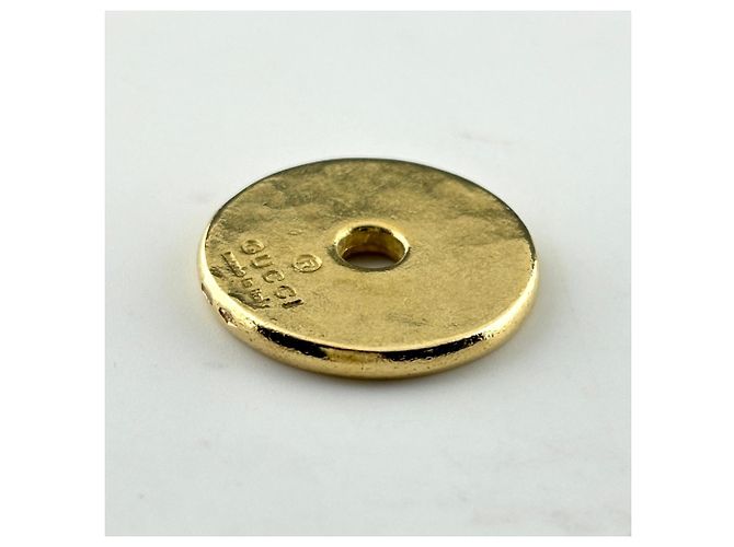 Collana con pendente a moneta in oro giallo 18K Gucci - vista 2