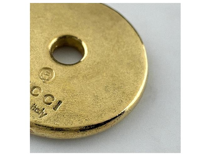 Collana con pendente a moneta in oro giallo 18K Gucci - vista 5