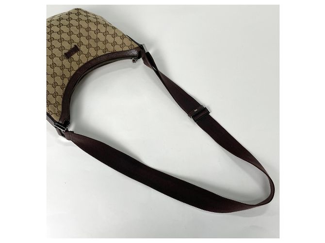 Borsa a tracolla Gucci GG Canvas Marrone Beige - vista 6