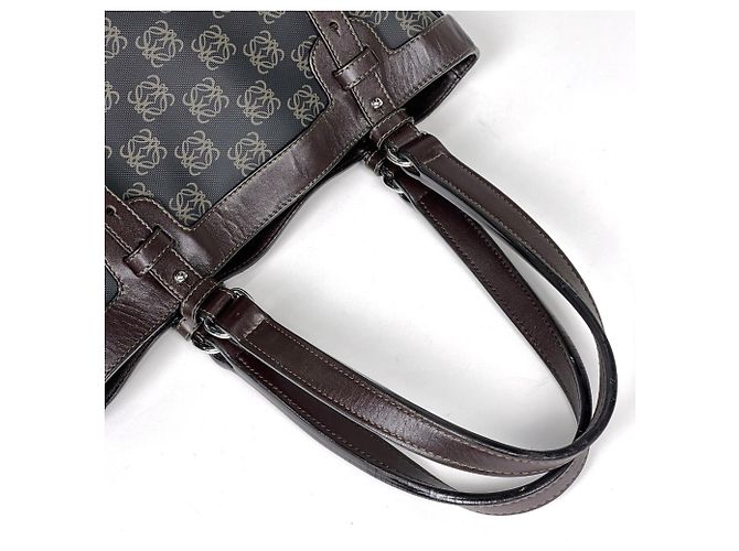 Borsa a mano Loewe marrone scuro - vista 6