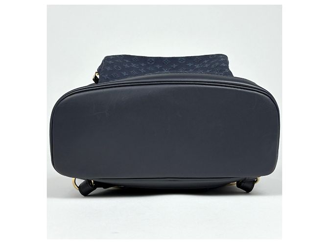 Zaino Louis Vuitton Montsouris GM Blu - vista 3