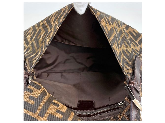 Fendi Mamma Baguette Schultertasche Braun - Ansicht 9