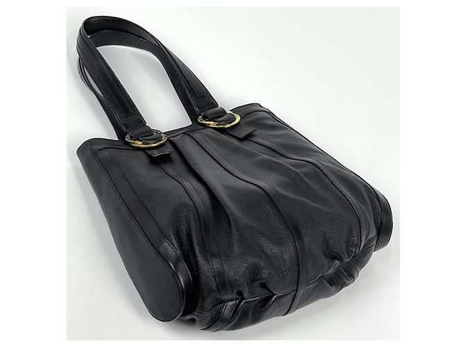 Bulgari Borsa Tote Bvlgari Chandra in pelle Nero - vista 2