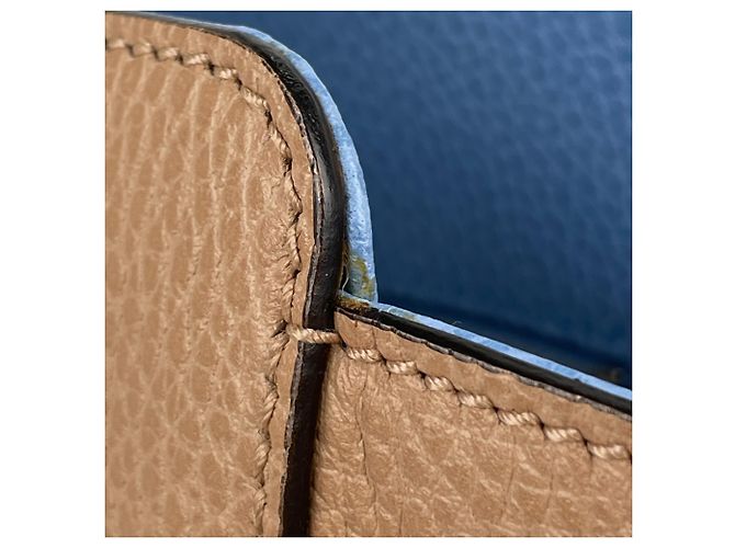 Borsa tote Gucci Swing in pelle beige - vista 4