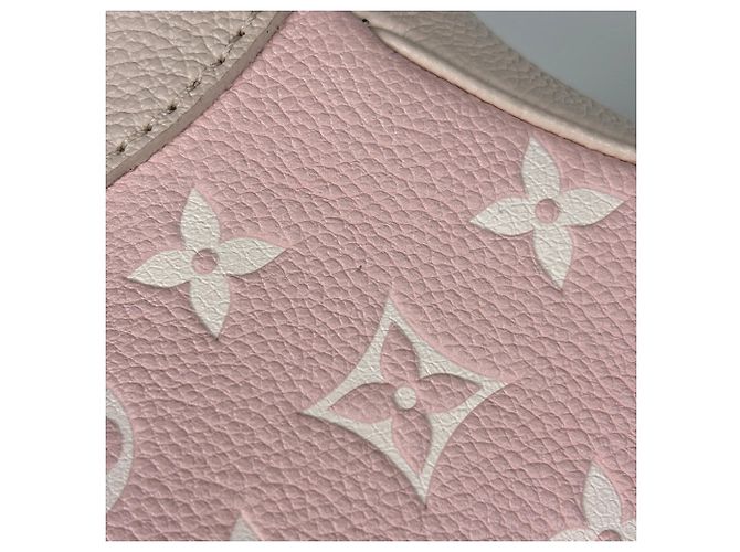 Louis Vuitton Bagatelle NM Handtasche Pink Beige Gelb - Ansicht 4