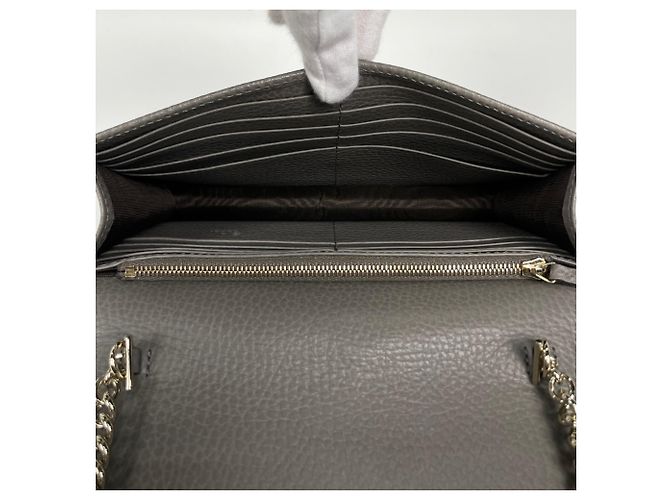 Carteira com Corrente Gucci Interlocking G Marrom - vista 9