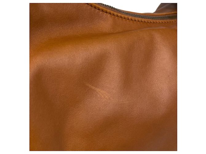 Borsa a tracolla Gucci in pelle marrone - vista 4