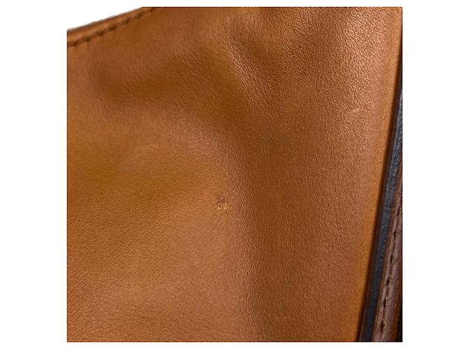 Borsa a tracolla Gucci in pelle marrone - vista 5
