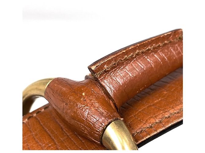 Borsa a tracolla Gucci in pelle marrone - vista 6