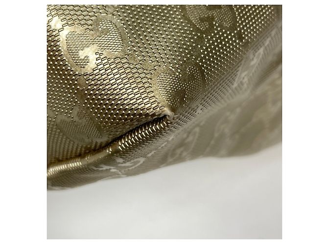 Bolso Tote Gucci GG Estampado Dorado - vista 3