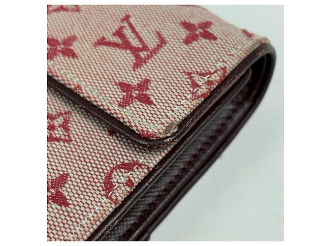 Louis Vuitton Portefeuille Cartes Credit Monnaie Tri-fold Wallet Fuschia - vista 5