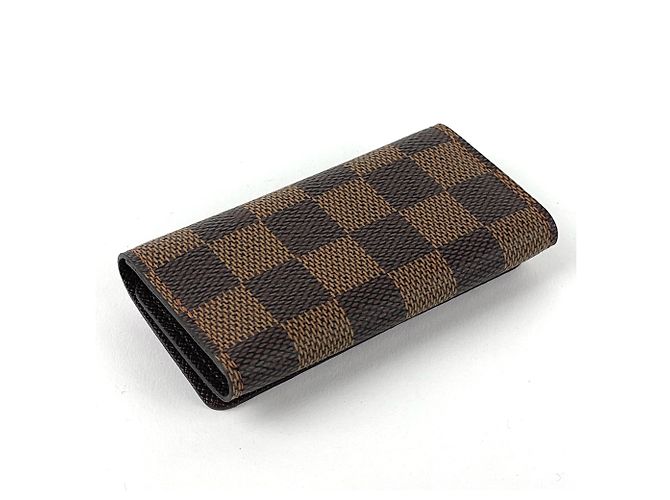 Louis Vuitton Brown Damier Canvas Schlüsseletui Braun - Ansicht 2