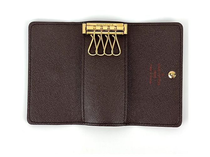 Louis Vuitton Brown Damier Canvas Schlüsseletui Braun - Ansicht 5