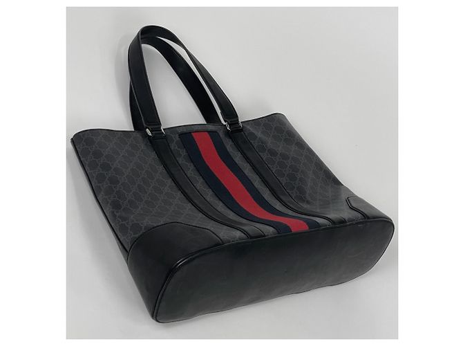 Bolso Tote Gucci en GG Supreme Negro - vista 2