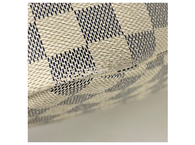 Borsa Tote Louis Vuitton Neverfull MM Bianco - vista 3