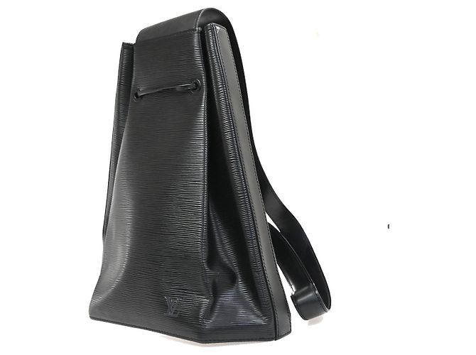 Louis Vuitton Rucksack Drawstring Epi Leather Schwarz - Ansicht 4