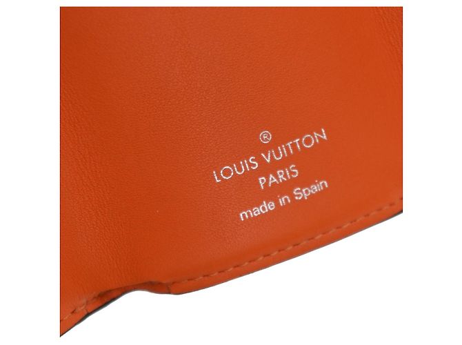 Louis Vuitton Discovery Monogram Taigarama Compact Arancione - vista 6