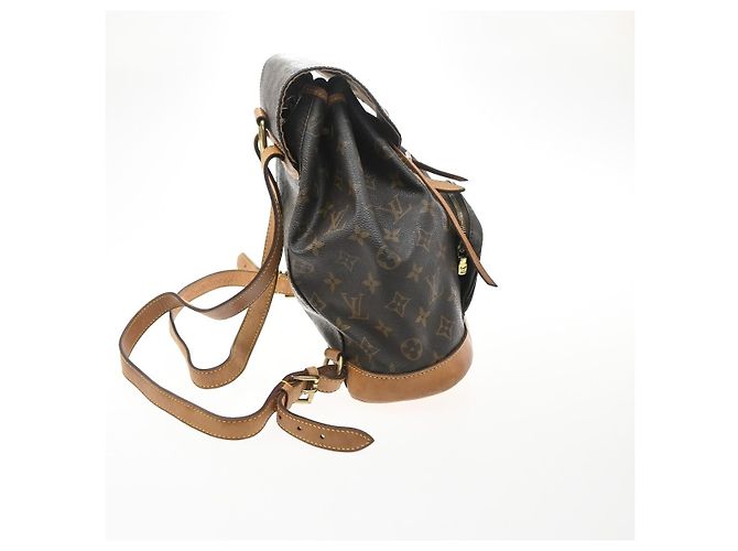 Louis Vuitton Montsouris Monogram MM Marrone - vista 3