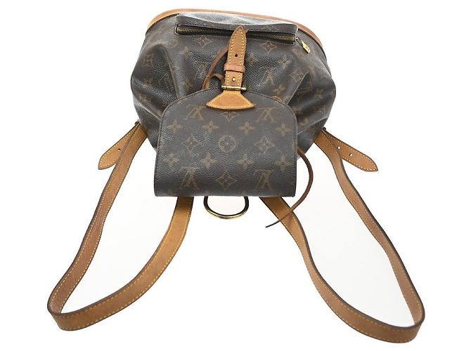 Louis Vuitton Montsouris Monogram MM Marrone - vista 4