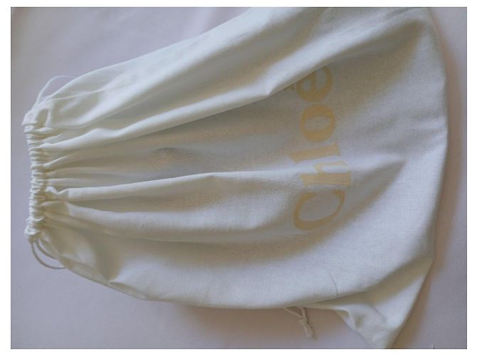 Borsa Chloé in paglia intrecciata nera e pelle Nero - vista 6