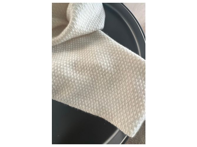 Sciarpa Cruciani in cashmere e seta color crema Crudo - vista 4
