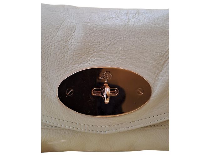 Clutch Mulberry Alexa in pelle stampata Crudo - vista 2
