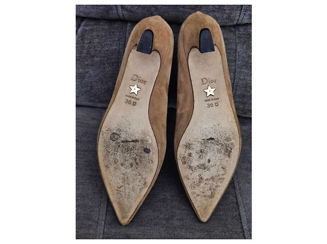 Dior Botines de ante marrón Castaño - vista 13