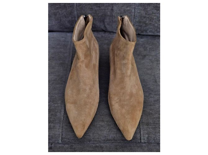 Dior Botines de ante marrón Castaño - vista 6