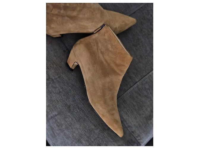 Dior Botines de ante marrón Castaño - vista 9