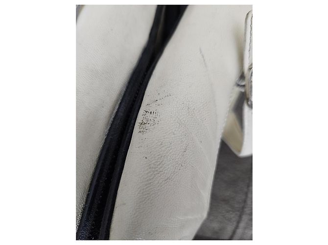 Chanel Ballerine Mary Jane bicolore Nero Bianco - vista 13