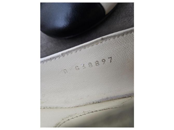 Chanel Ballerine Mary Jane bicolore Nero Bianco - vista 18