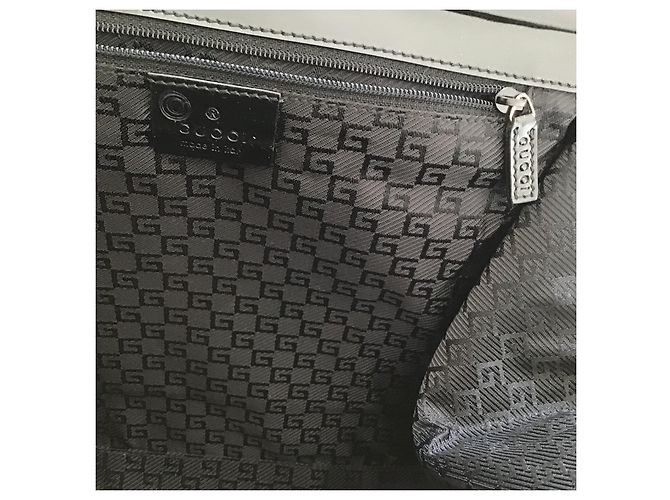 Borsa a mano Gucci Tom Ford pelle verniciata nera Nero - vista 19
